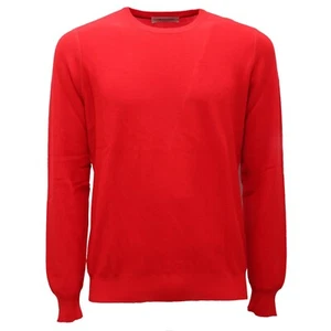 2001AH maglione uomo LA FILERIA red wool sweater man - Bild 1 von 4