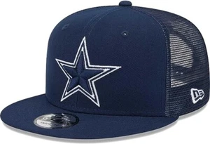 New Era Dallas Cowboys Main Trucker 9FIFTY Snapback Hat - Navy - Picture 1 of 6