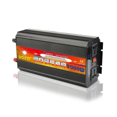 DX 2000W Power Inverter Converter DC12V/24V To AC220V Pure Sine Wave Inverter - Image 1 of 4