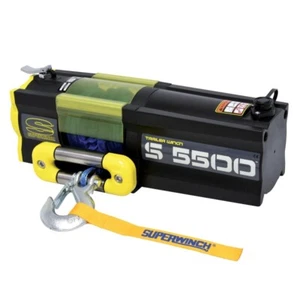 Superwinch 1455201 for 5500 LBS 12V DC 1/4in X 60ft Synthetic Rope S5500 Winch - Picture 1 of 10