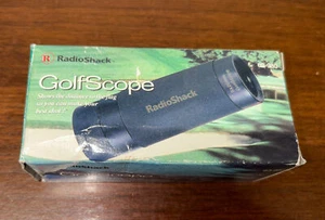 Radio Shack Golf Scope 5x20mm 63-980 in Box with Flag Distance in Scope Read Des - Picture 1 of 14