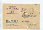 DDR Dienst ZKD Brief Rostock 8.6.65 Reisebüro der DDR Zweigstelle