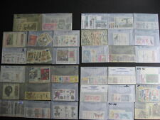 Scrap pile of 35 mostly MNH (some gum spots) CZECHOSLOVAKIA sets mixed condition