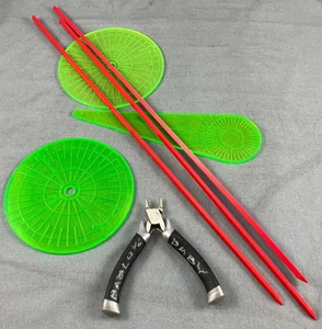 Warhammer Sprue Cutters Snips Green Templates Red Range Ruler Measuring Sticks - Picture 1 of 3