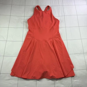 Lululemon Dress Womens 8 Coral Court Crush Athletic Sporty Pickleball High Neck - Picture 1 of 11