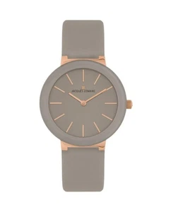 JACQUES LEMANS Women Analog Quartz Casual Watch Classic Dress Silver color Dial - Picture 1 of 6