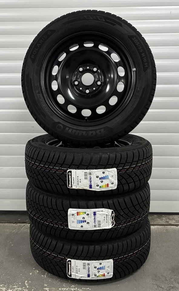 4 VW Golf 7 VII Sportsvan GTD Skoda Octavia 3 III 5E Winterreifen 205/55 R16 91H - Bild 1 von 4