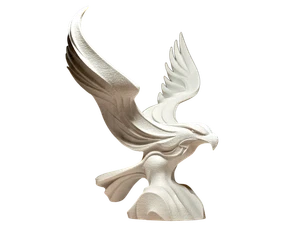 Elegante Adler Figur, Skulptur Statuette, Dekofigur 20 cm groß - Bild 1 von 2