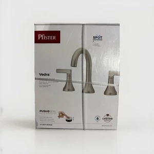 Pfister Vedra 8 in. Widespread Double Handle Bathroom Faucet in Brushed Nickel - Picture 1 of 5