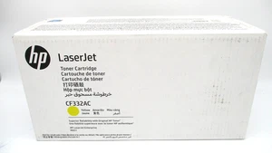 Genuine HP LaserJet Enterprise M651 Yellow Toner Cartridge New! CF332AC - Picture 1 of 2