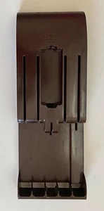 CUTCO Brown Plastic Knife Holder For Drawer OR Hanging On Wall USA Made - Picture 1 of 5