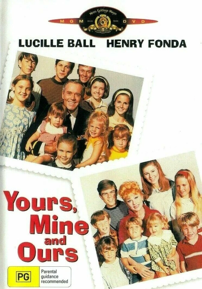 Yours Mine and Ours DVD Lucille Ball New and Sealed Australia - image 1 of 1