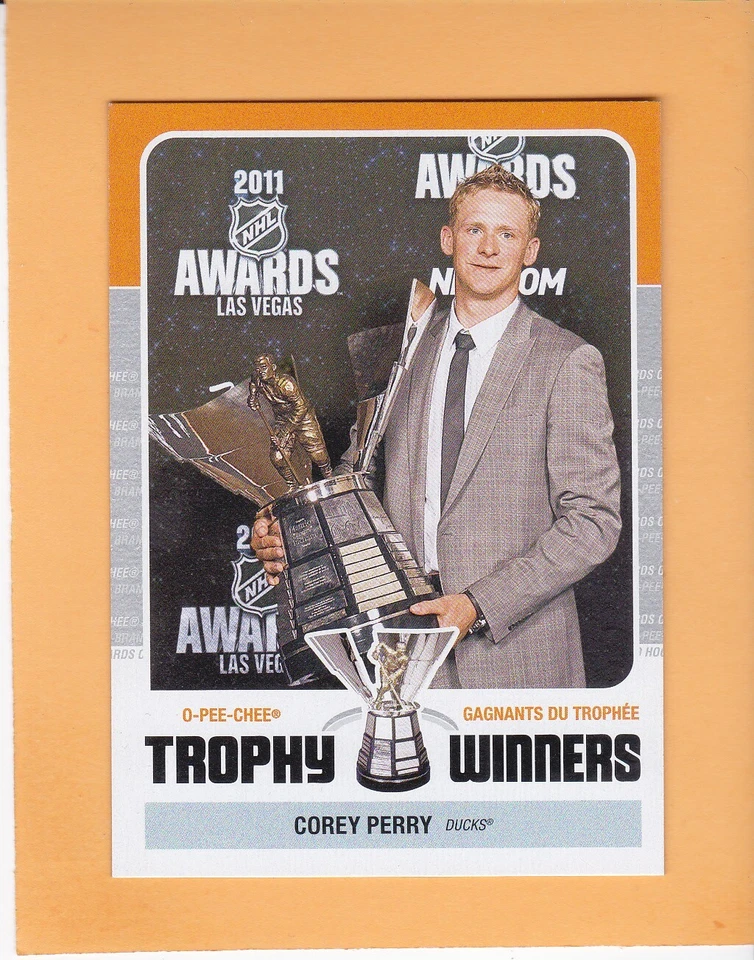 COREY PERRY 2011-12 O-PEE-CHEE TROPHY WINNERS #TW-4 ANAHEIM DUCKS NM-MT  A1 - Image 1 of 2