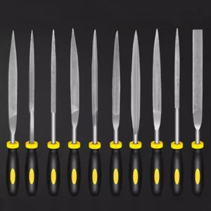 4*160MM 5*180MM Assorted Engineer Metal File Set Anti Slip Soft Grip Heavy Duty - Picture 1 of 12