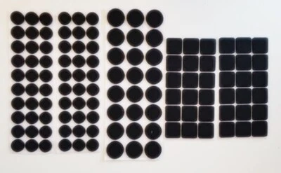 Filzgleiter 120-tlg Möbelgleiter Selbstklebend Untersetzer 3 Größen Bodenschutz - Bild 1 von 2