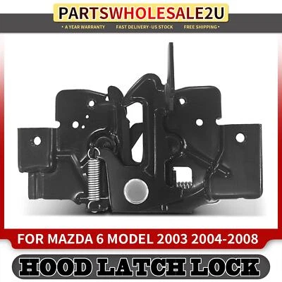Nuevo bloqueo de cierre del capó delantero para Mazda 6 modelo 2003 2004 2005 2006-2008 GJ6A56620E Foto 1 de 4