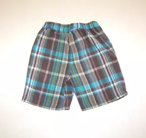 Kleinkind Jungen Okie Dokie karierte Baumwollshorts 3T - Bild 1 von 2