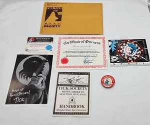 Vintage 1993 NEW ENGLAND COMICS The Tick MOAV Society Kit MISSING SPOON + STRAW - Picture 1 of 8