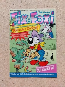 Gevacur Comic - Fix und Foxi 48 - 37.Jahrg / Top Zustand / Z1-2 mit Alf Poster - Bild 1 von 6