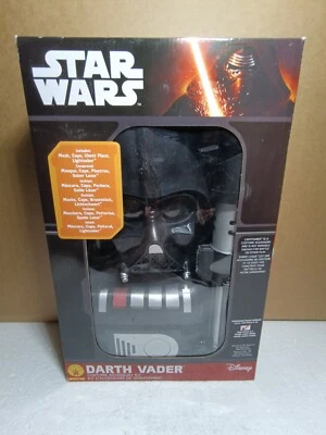 Star Wars Darth Vader Halloween Costume Disney Store Size 8/10 (5-7 Years) *NEW* - Image 1 of 4