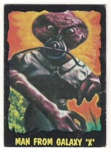 1964 THE EXTERNAL LIMITS # 5 " MAN FROM GALAXY " X" " CARD - MADE IN U.S.A. - Foto 1 di 2