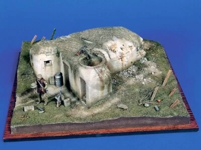 Verlinden 114 1/35 German Heavy Machine Gun Bunker Atlantic Wall  - Bild 1 von 4