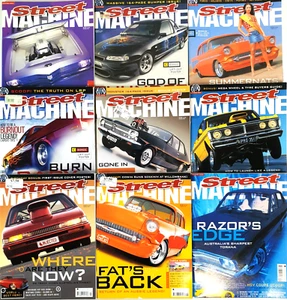 Street Machine Magazines x 9 (2002) Posters Intact Sent Tracked - Picture 1 of 9