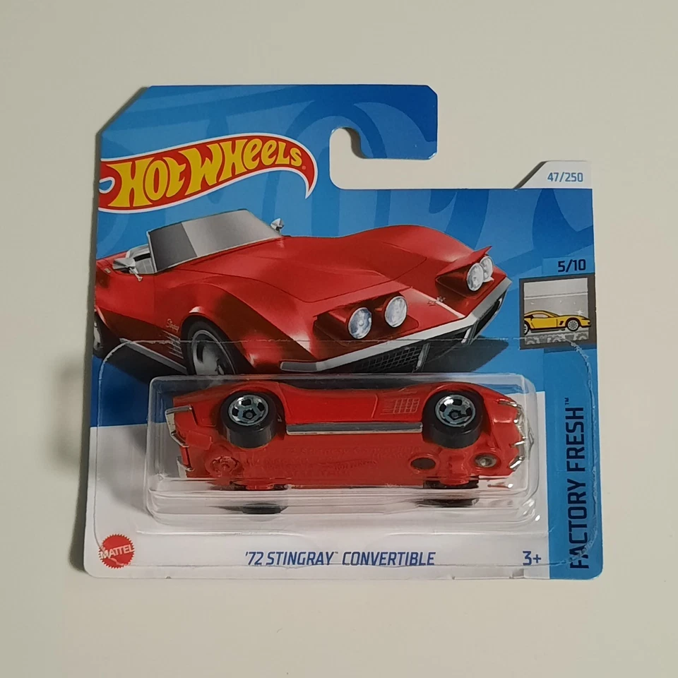 Hot Wheels Mattel 2024 '72 Stingray Convertible 47/250 HW Factory Fresh 5/10 - Immagine 1 di 1