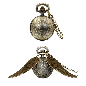 Vintage Spider Web Pattern Quartz Pocket Watch Men's FOB Watch Pendant Necklace - Picture 1 of 11
