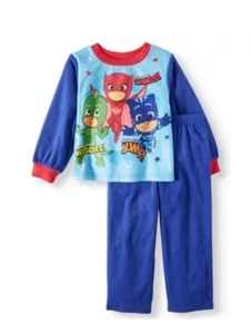 AME Toddler Boys 2-Piece Long-Sleeve Sleepwear Set, PJ Masks, Size 4T - Picture 1 of 1