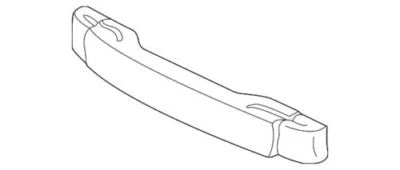 Genuine GM 1997-2005 Chevrolet Pontiac Classic Alero Bumper Impact Bar 19367520 - Image 1 of 2
