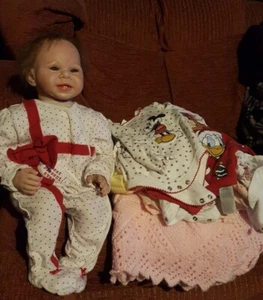 Real Life Baby Doll + Large Bundle Of Clothes - Picture 1 of 8
