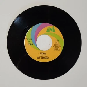 NEIL DIAMOND STONES/CRUNCHY GRANOLA SUITE (VG+) 55310 45 RECORD - Picture 1 of 2