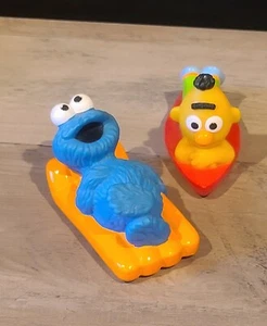 Vintage Sesame Street Cookie Monster and Bert Bath Toys [ Read Details ] - Picture 1 of 10