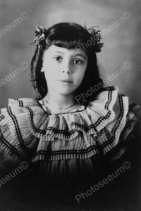 Pretty Young Senorita Girl Portrait Classic 4 by 6 Reprint Photograph - Foto 1 di 1