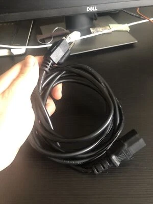 7 FT COMPUTER POWER SUPPLY AC CORD CABLE WIRE FOR HP DELL ACER DESKTOP PC SYSTEM - Image 1 of 2