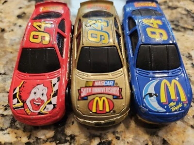 1998, Hot Wheels Ronald McDonald Race Car #94 Lote de 3 Mac Tonight Diecast Foto 1 de 4