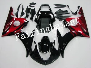 Fit for 2005 YZF R6 Candy Red Black ABS Injection Mold Bodywork Fairing Kit - Bild 1 von 7
