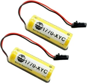 2Pcs 3V 1770-XYC Battery For Allen Bradley PLC 1770-XYC/A 1770-XYB 1756-BA1 - Picture 1 of 5