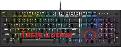 Corsair K60 RGB PRO LOW PROFILE Gaming-Tastatur !QWERTY Italienisch Layout! ✅ - Bild 1 von 2