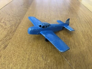 VINTAGE TOOTSIETOY BLUE NAVION PLANE USA MADE TOY - Picture 1 of 10