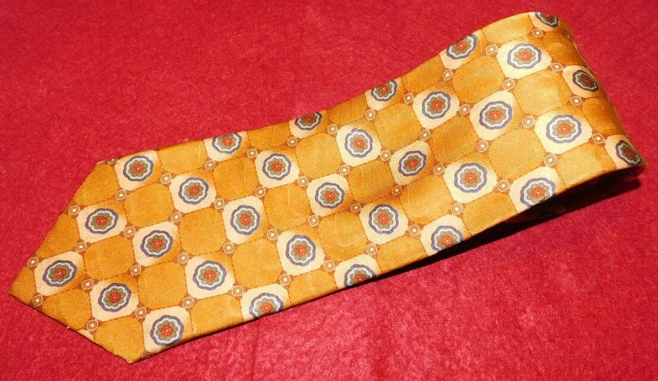 J. Corbata medallón Z. RICHARDS PARA NORDSTROM NARANJA/AZUL/ROJO - CORBATAS DE DISEÑO. Foto 1 de 3