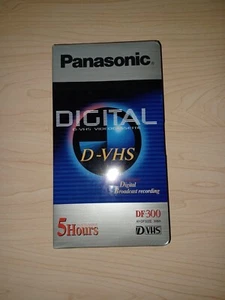 New Panasonic D-VHS Videocassette 5 Hour DF-300 For Digital Recording - Picture 1 of 1