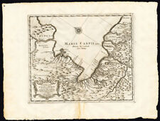 Rare Antique Map-PERSIA-KILAN-IRAN-CASPIAN SEA-Pieter van der Aa-1725