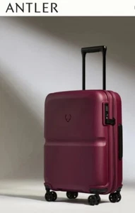 Antler Cabin Case 55cm Single Stripe 4 Wheel Spinner in Heather Purple - NEW - Picture 1 of 15