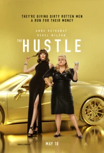 THE HUSTLE MOVIE POSTER 2 Sided ORIGINAL MAY 10 27x40 ANNE HATHAWAY REBEL WILSON - Picture 1 of 1