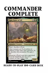 Ygra, Eater of All FOOD TOKENS SACRIFICE FORAGE Magic MTG Custom Commander Deck - Picture 1 of 2