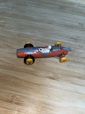 COCHE DE CARRERAS MATCHBOX LESNEY Nº19D LOTUS USADO. CUERPO NARANJA MUY RARO #107 Foto 1 de 4