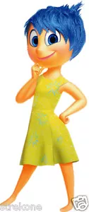 Disney Pixar INSIDE OUT Joy (voz de Amy Poehler) - calcomanía adhesiva para ventanas - Imagen 1 de 1