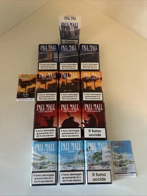 Pacchetti Vuoti Di Sigarette Da Collezione Pall Mall City Collection Pz 13 - Immagine 1 di 4